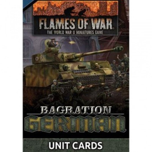 Bagration: German Unit Cards (70x Cards) - EN