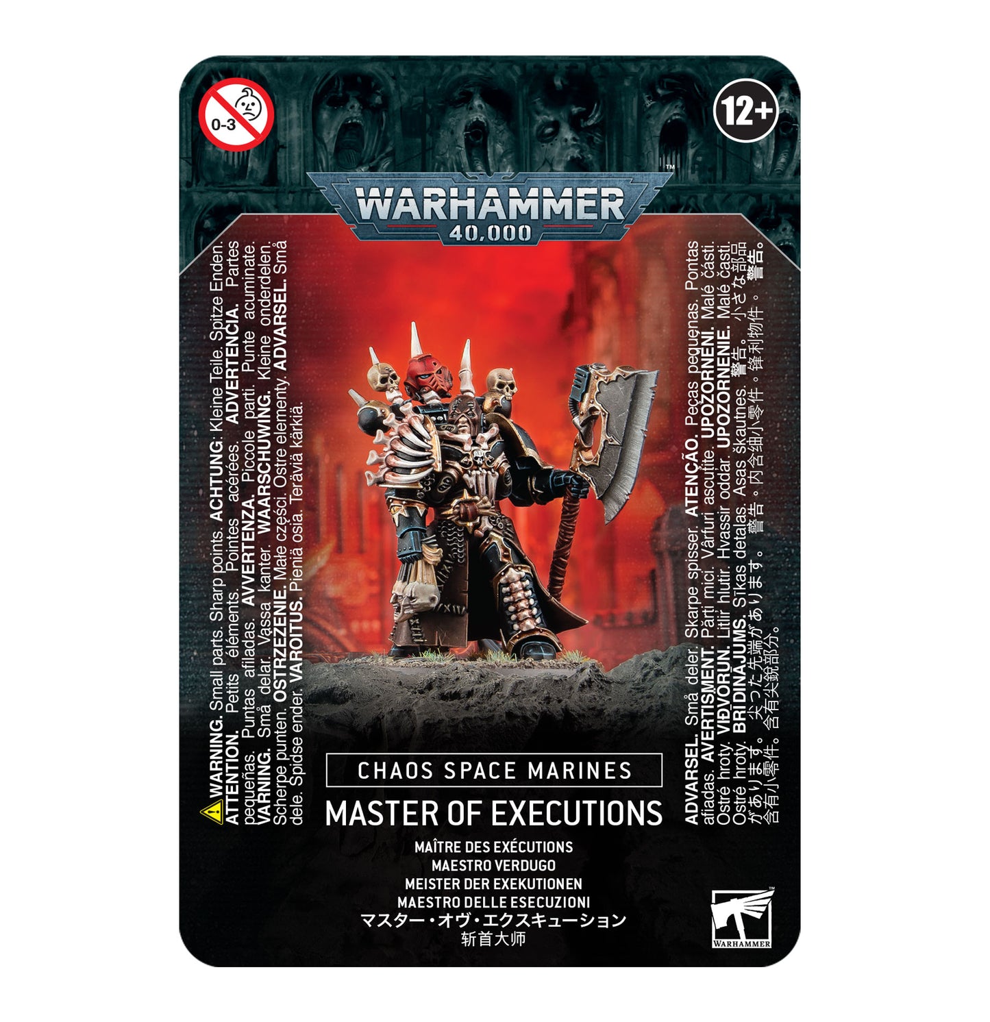 CHAOS SPACE MARINES MASTER OF EXECUTIONS /