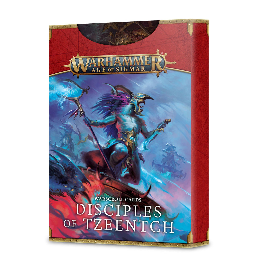 OUT - Warscroll Cards: Disciples of Tzeentch (English)