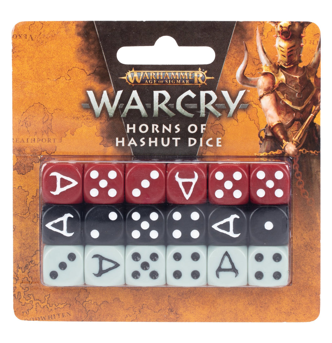 OUT - WARCRY DICE SET: HORNS OF HASHUT