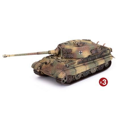 Tiger II (8.8cm) Tank Platoon (3x Plastic)