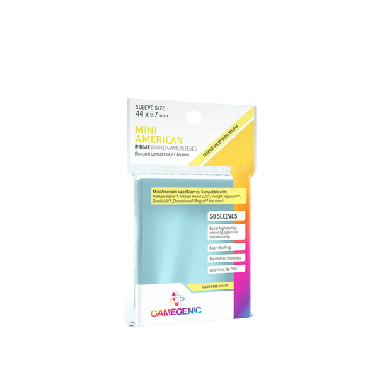 PRIME Mini American-Sized Sleeves Clear