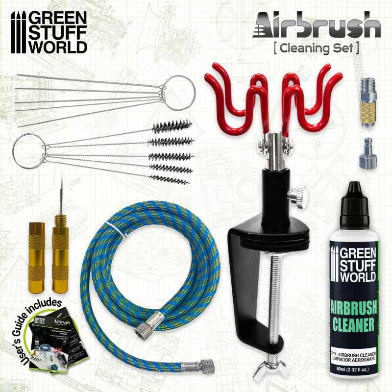 SET TOOLS - AIRBRUSH CLEANING SET