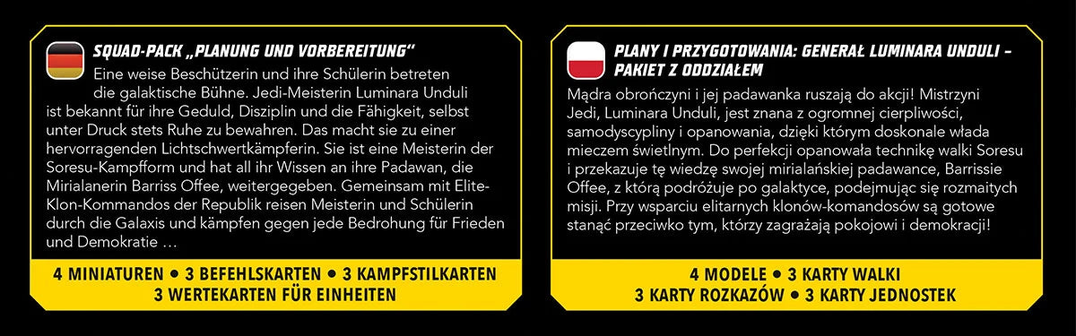Star Wars: Shatterpoint – Plans and Preparation Squad Pack