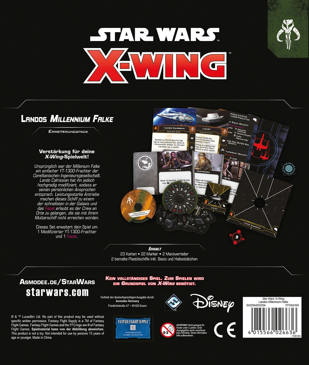 Preorder - Star Wars: X-Wing 2. Edition – Landos Millennium Falke