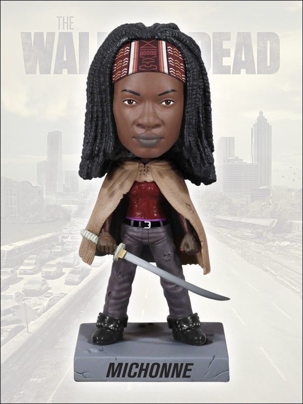 The Walking Dead: Michonne Wackelkopf Figur 17 cm