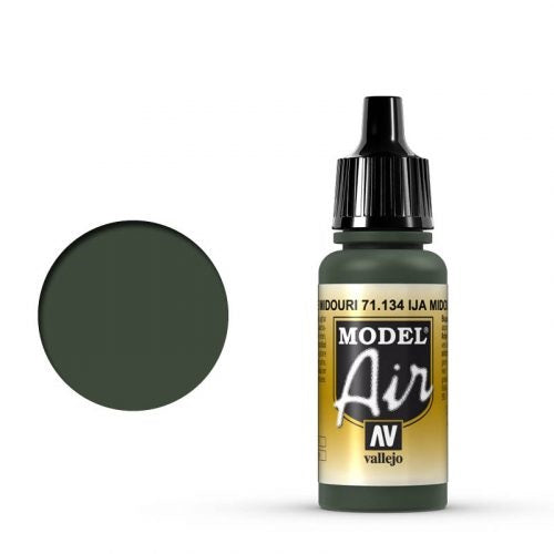 Vallejo Model Air: 71134 Midouri Green17 ml