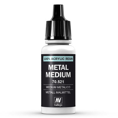 Vallejo Model Color: 191 Metallisches Malmittel (Metal Medium), 17 ml (521)
