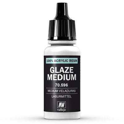 Vallejo Model Color: 195 Lasurmittel (Glaze Medium), 17 ml (596)