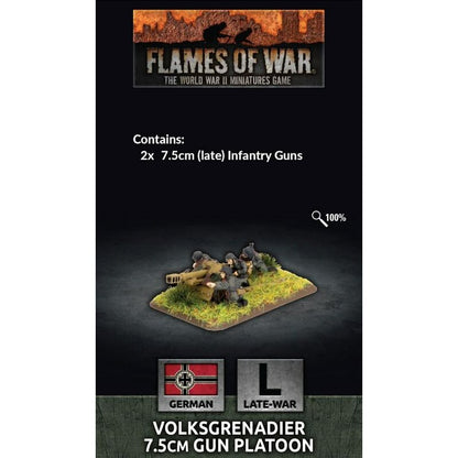 Volksgrenadier 7.5cm Gun Platoon, Two guns