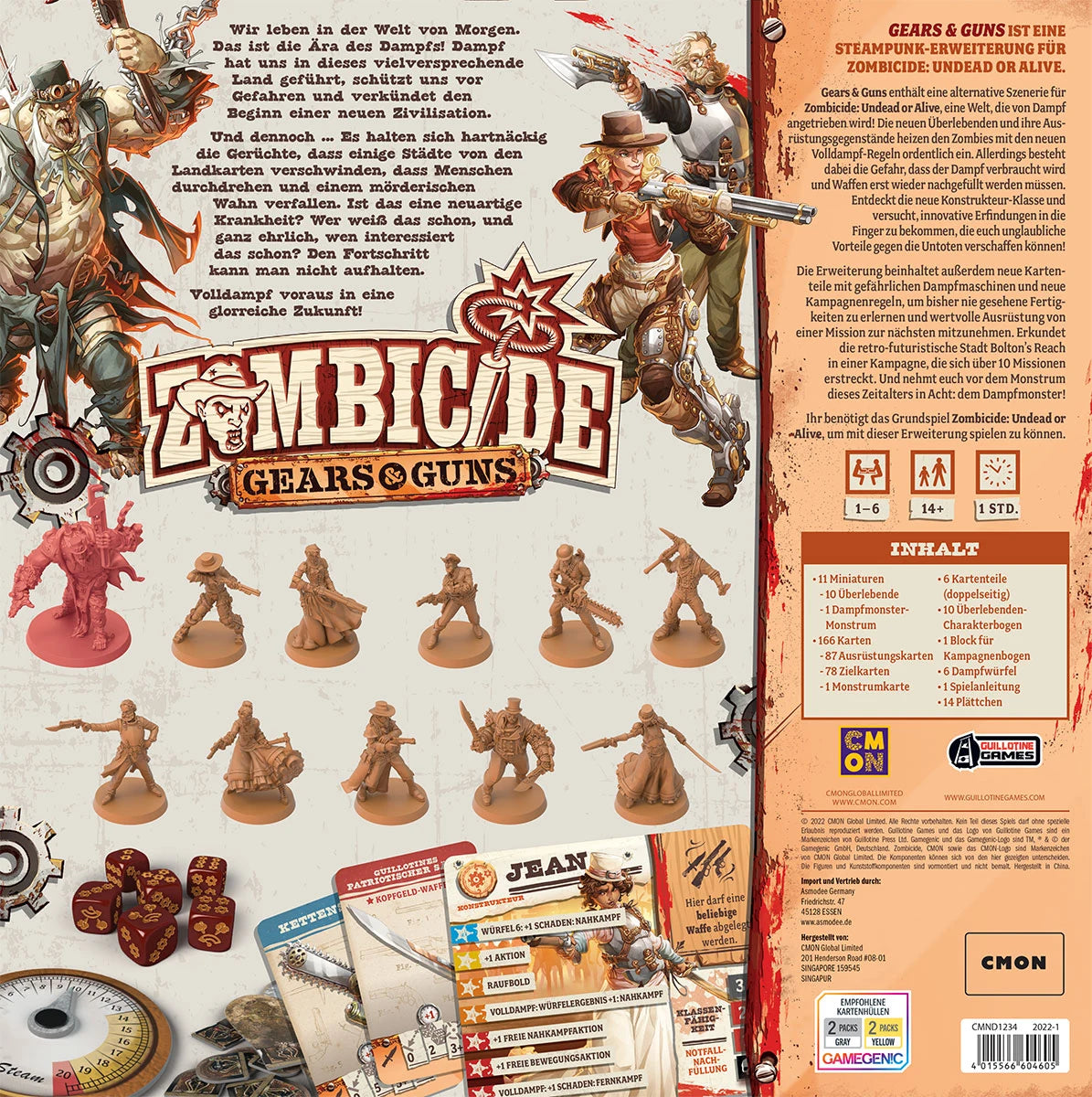 Zombicide: Undead or Alive – Gears &amp; Guns